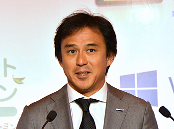 タブレット端末市場を説明する高橋美波ゼネラルマネージャー