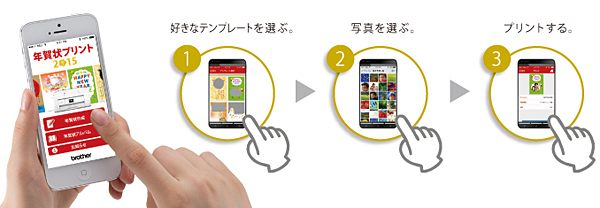 「Brother 年賀状プリント」