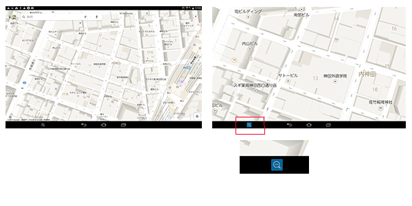 「いつでもズーム」で指一本で拡大/縮小ができる
