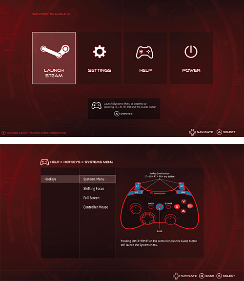 画面イメージ(日本国内モデルは日本語版)