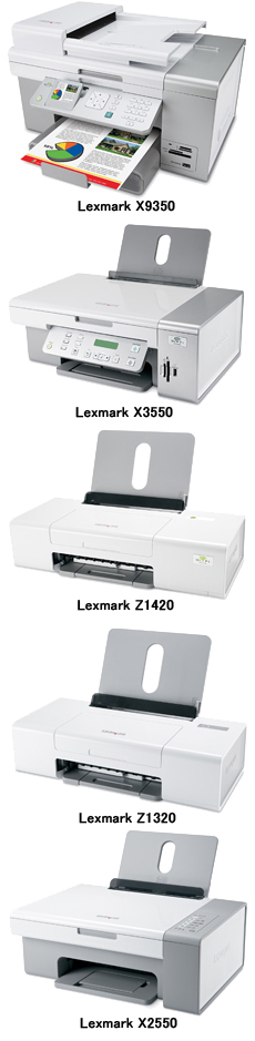 レックスマーク、無線LAN対応インクジェット複合機・プリンタなど6機種