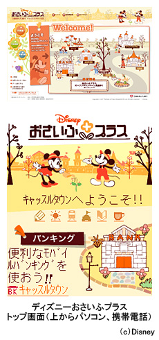 三菱東京ufj銀行 ゲームなども楽しめるディズニーのオンラインバンキング n R