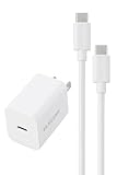 USB Power Delivery 20W AC充電器(C-Cケーブル付属/1.5m) ホワイト