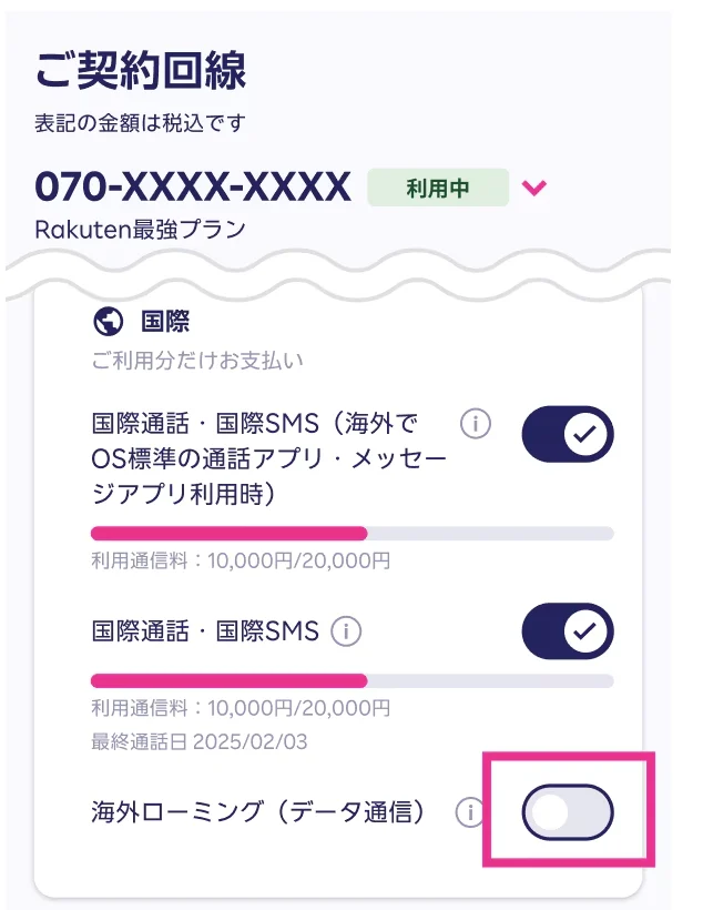 楽天モバイルは海外でも使える?ローミングについても徹底的に解説5