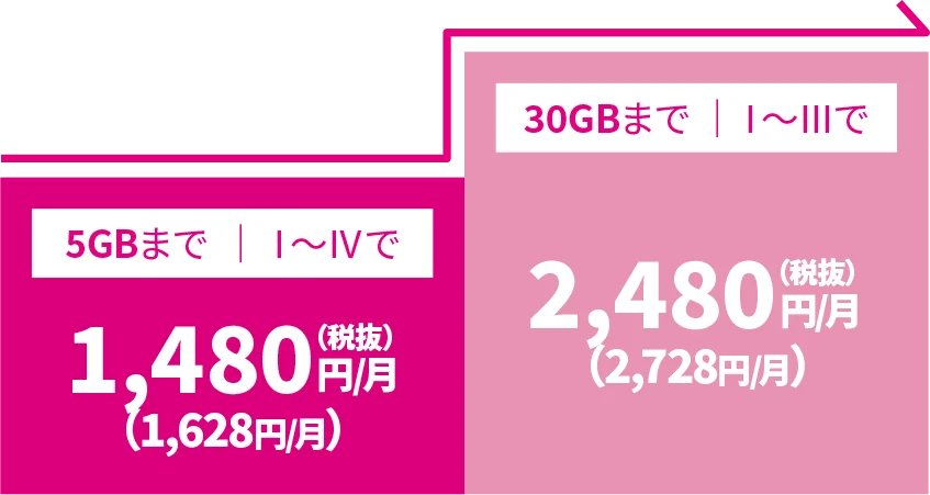 UQモバイルの料金プラン②トクトクプラン2