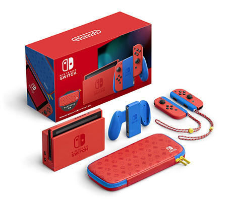 Nintendo Switch マリオレッド×ブルー セット」、1月25日に予約受付を 